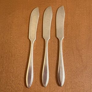 Elegant Silver Butter Knives Set Oneida Reverie Vintage